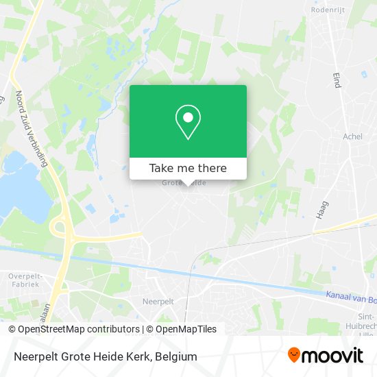 Neerpelt Grote Heide Kerk map