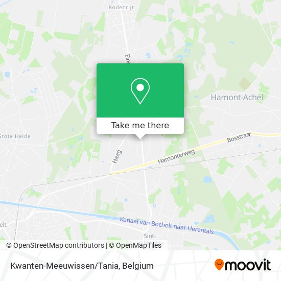 Kwanten-Meeuwissen/Tania map
