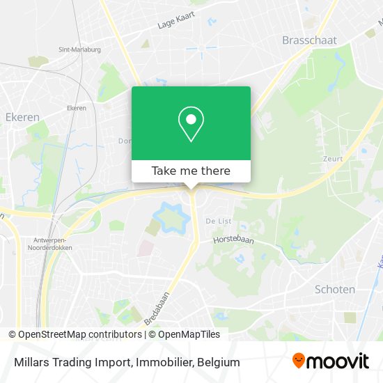 Millars Trading Import, Immobilier map