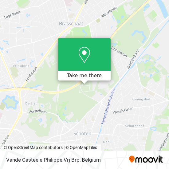 Vande Casteele Philippe Vrj Brp map