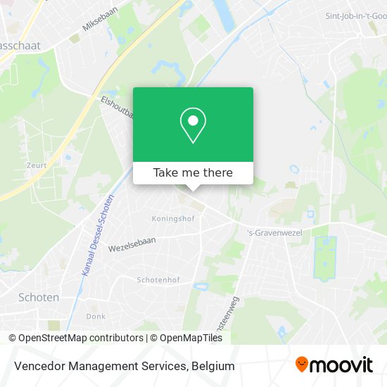 Vencedor Management Services map