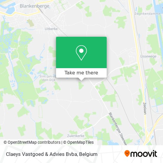 Claeys Vastgoed & Advies Bvba map