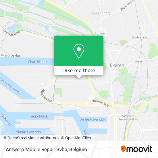 Antwerp Mobile Repair Bvba map