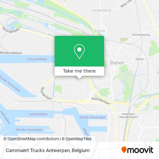Cammaert Trucks Antwerpen plan