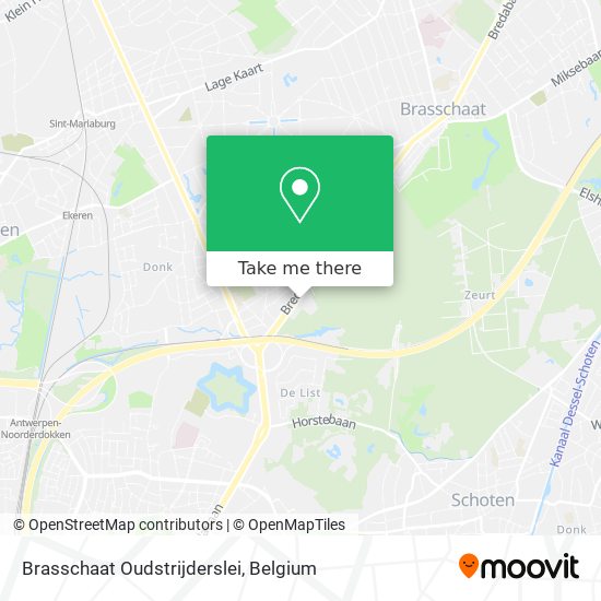 Brasschaat Oudstrijderslei plan