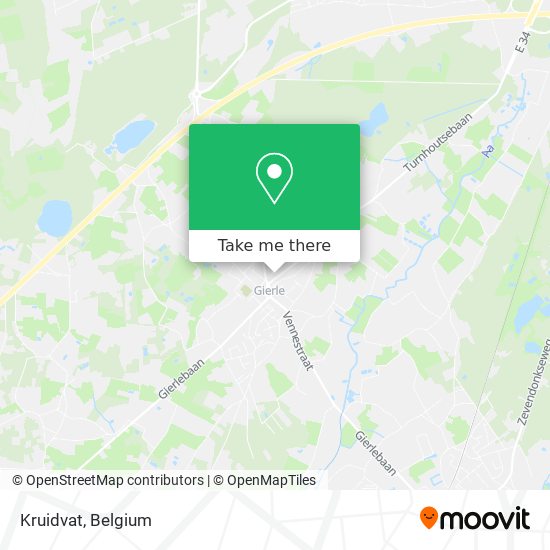 Kruidvat map