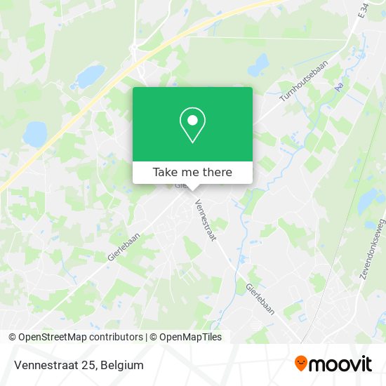 Vennestraat 25 map