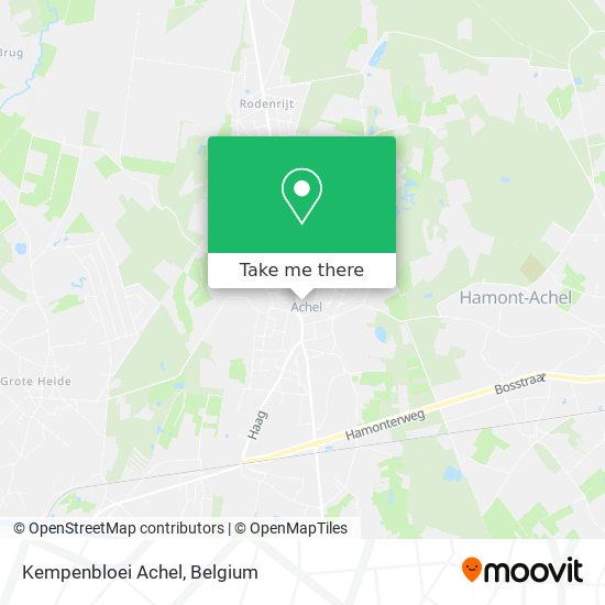 Kempenbloei Achel map