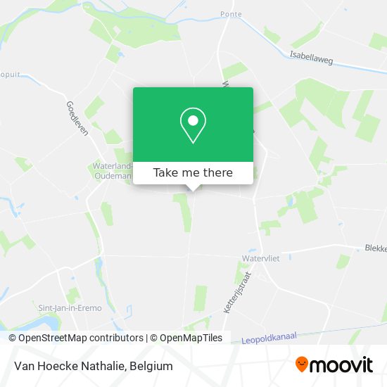 Van Hoecke Nathalie map