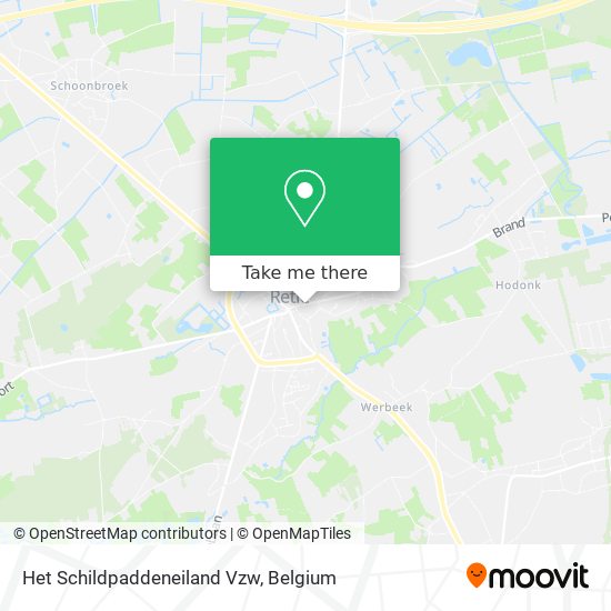 Het Schildpaddeneiland Vzw plan