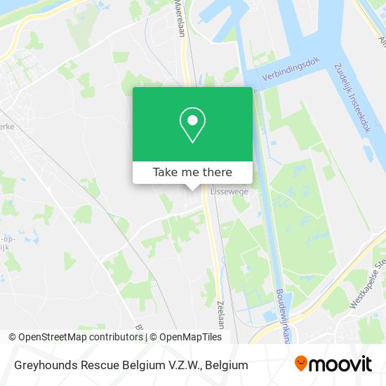 Greyhounds Rescue Belgium V.Z.W. map