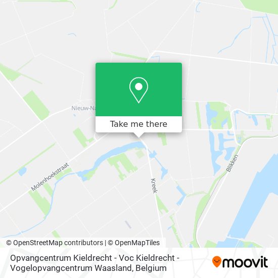 Opvangcentrum Kieldrecht - Voc Kieldrecht - Vogelopvangcentrum Waasland plan