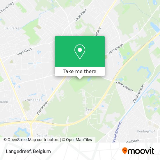Langedreef map