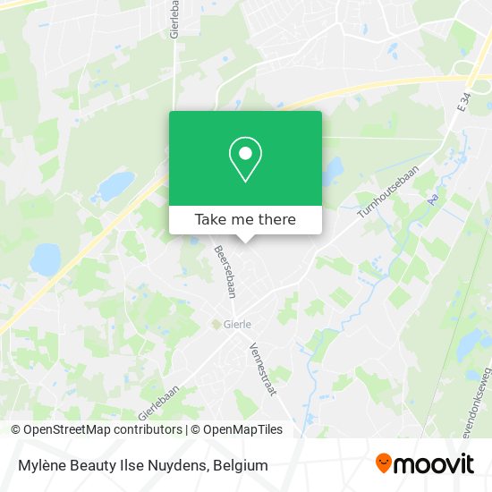 Mylène Beauty Ilse Nuydens map