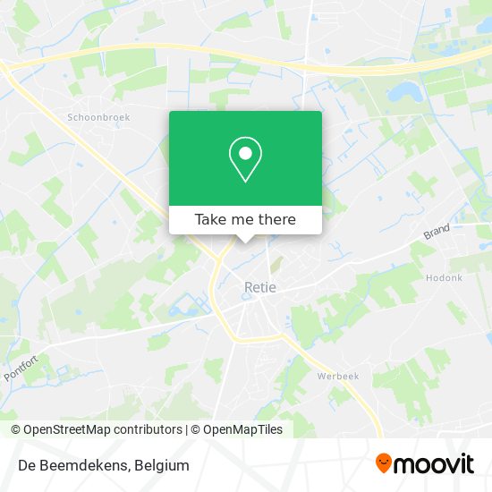 De Beemdekens map