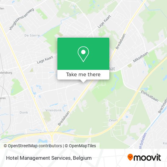 Hotel Management Services map