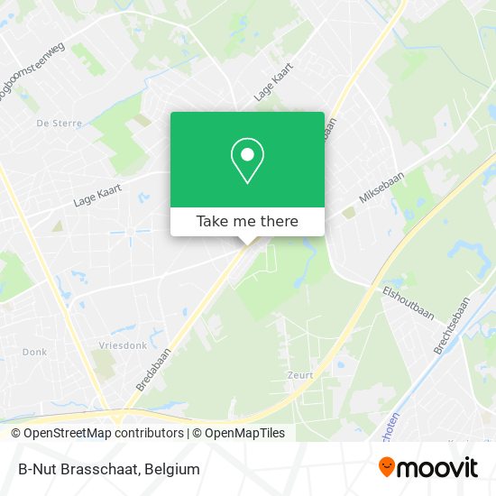 B-Nut Brasschaat map