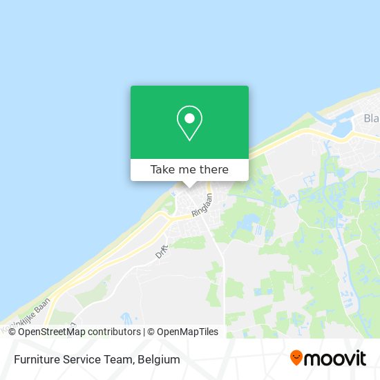 Furniture Service Team map