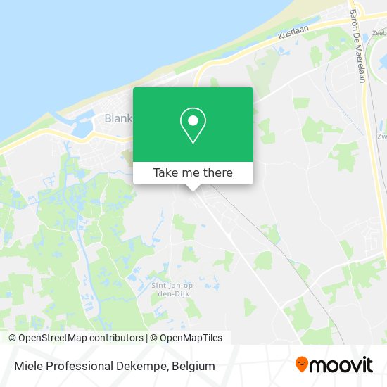 Miele Professional Dekempe map