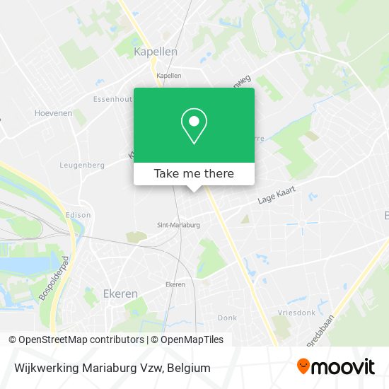 Wijkwerking Mariaburg Vzw map