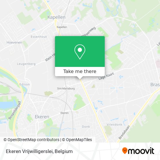 Ekeren Vrijwilligerslei plan