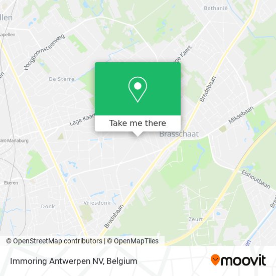 Immoring Antwerpen NV map