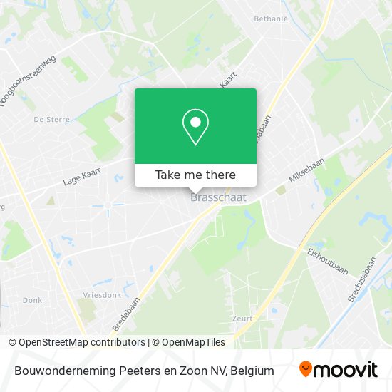 Bouwonderneming Peeters en Zoon NV map