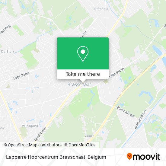 Lapperre Hoorcentrum Brasschaat map