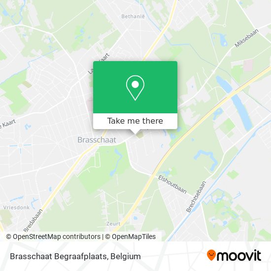 Brasschaat Begraafplaats map