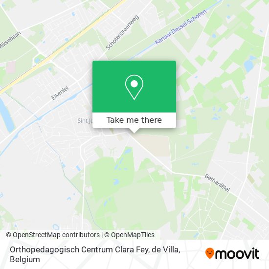 Orthopedagogisch Centrum Clara Fey, de Villa plan
