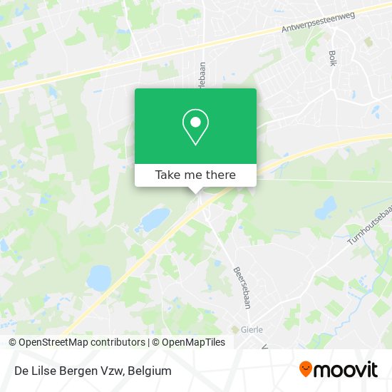 De Lilse Bergen Vzw map