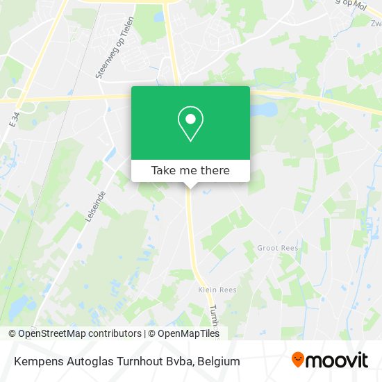 Kempens Autoglas Turnhout Bvba map