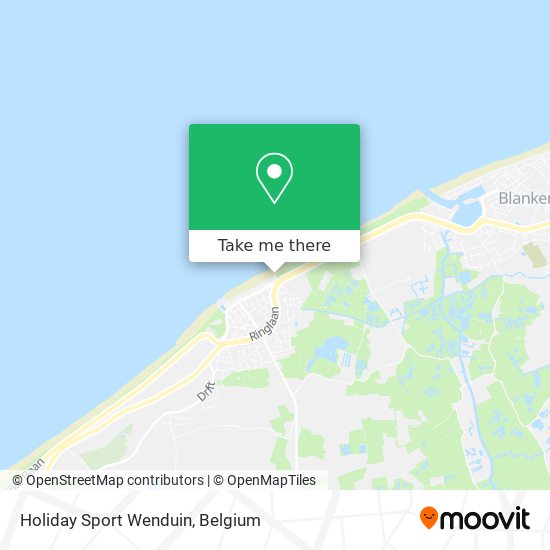 Holiday Sport Wenduin map