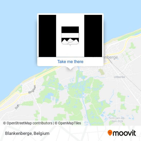 Blankenberge map