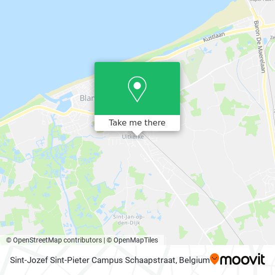 Sint-Jozef Sint-Pieter Campus Schaapstraat map