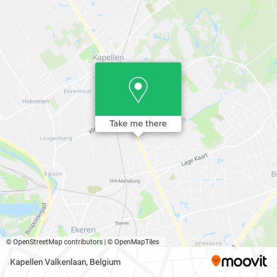 Kapellen Valkenlaan plan