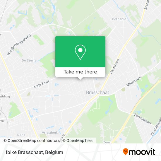 Ibike Brasschaat map