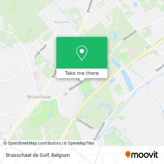 Brasschaat de Golf map