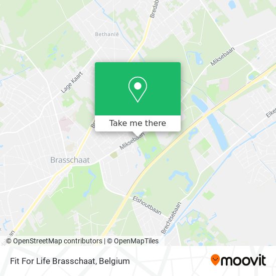 Fit For Life Brasschaat map