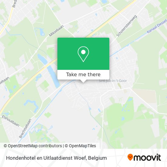 Hondenhotel en Uitlaatdienst Woef map
