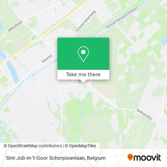 Sint-Job-in-'t-Goor Schorpioenlaan plan