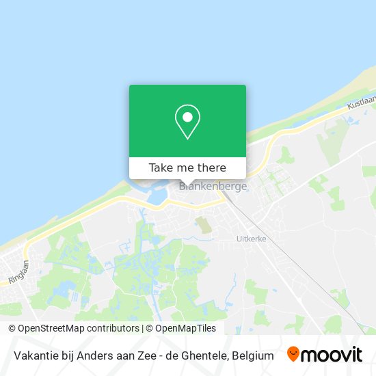 Vakantie bij Anders aan Zee - de Ghentele plan