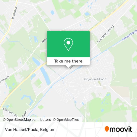 Van Hassel/Paula map