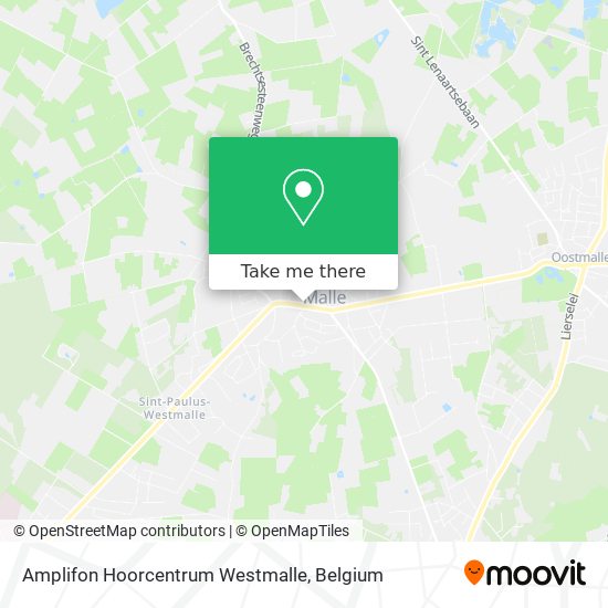 Amplifon Hoorcentrum Westmalle map