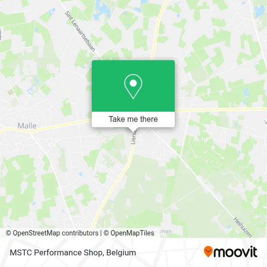MSTC Performance Shop map