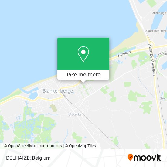 DELHAIZE map