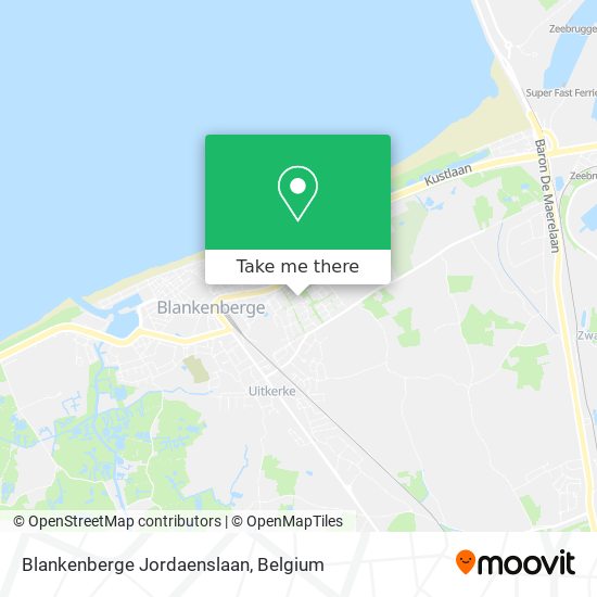 Blankenberge Jordaenslaan plan