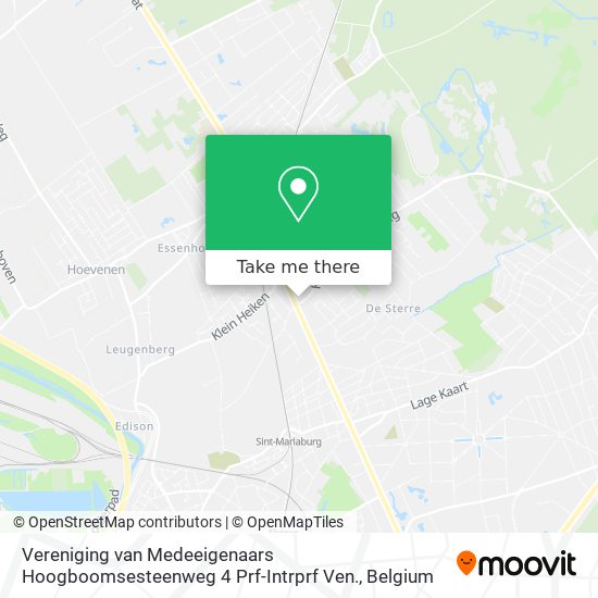 Vereniging van Medeeigenaars Hoogboomsesteenweg 4 Prf-Intrprf Ven. map