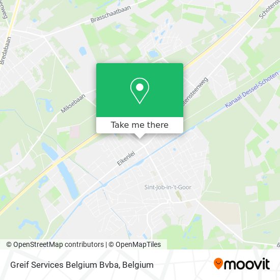 Greif Services Belgium Bvba map