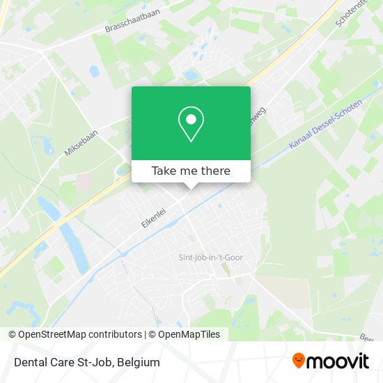 Dental Care St-Job map